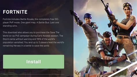 fortnite installeren.